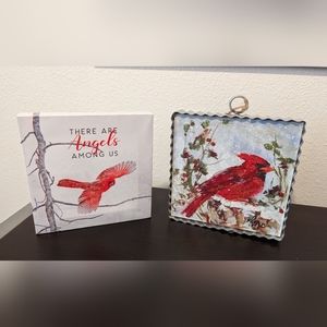 Cardinal wall hanging set